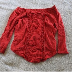 Free People Off the Shoulder Top